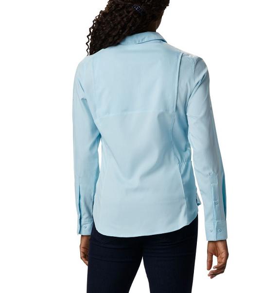 Columbia Silver Ridge Shirts Blue For Women's NZ61204 New Zealand